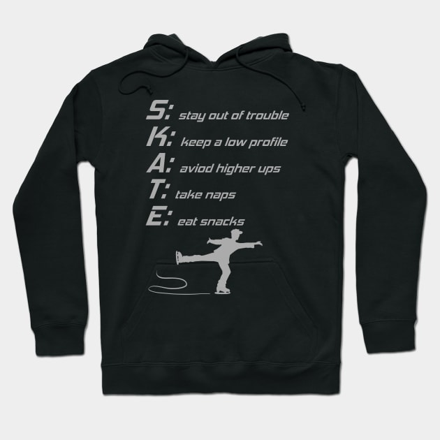 S.K.A.T.E Hoodie by SaltyTees